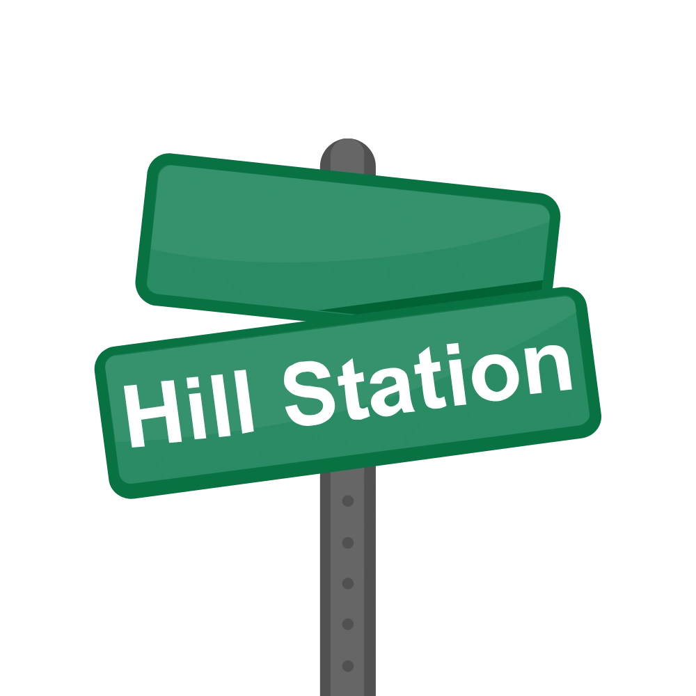 Graphic of a hill-station board